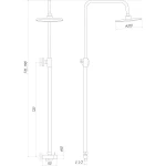 Душевая колонна Globus Lux LAZER GL-BAR-0101
