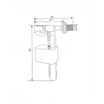 Клапан заповнення SIAMP X190-DURU 1/2″