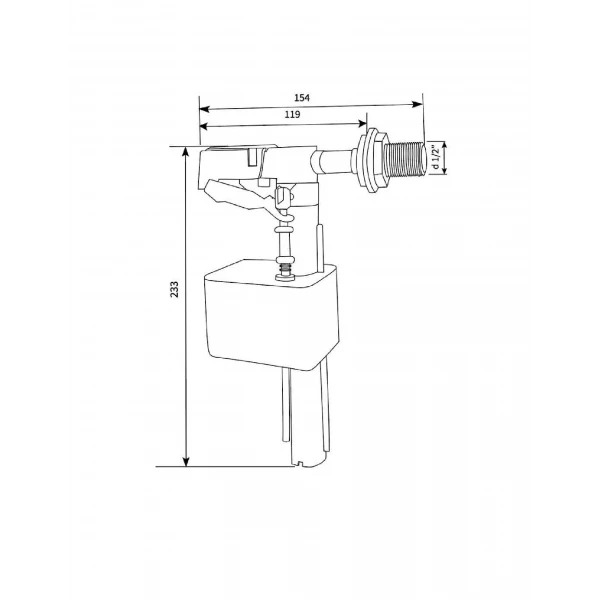 Клапан заповнення SIAMP X190-DURU 1/2″