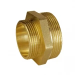 Ниппель редукционный 2″х1 1/2″НН латунный 520Б