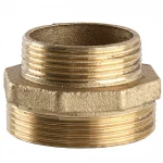Ниппель редукционный 2″х1 1/2″НН латунный 520Б