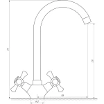 Смеситель для кухни DOMINO DKF-209-10-SHARM