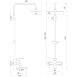 Душевая система DOMINO DMS-0005