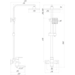 Душевая система DOMINO DMS-0025