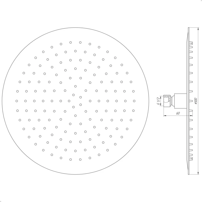 Душова лійка Globus Lux STS-0300
