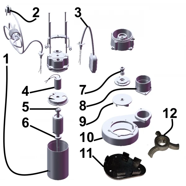 Насос фекальный с режущим механизмом Optima V 550 DF 0,55 кВт