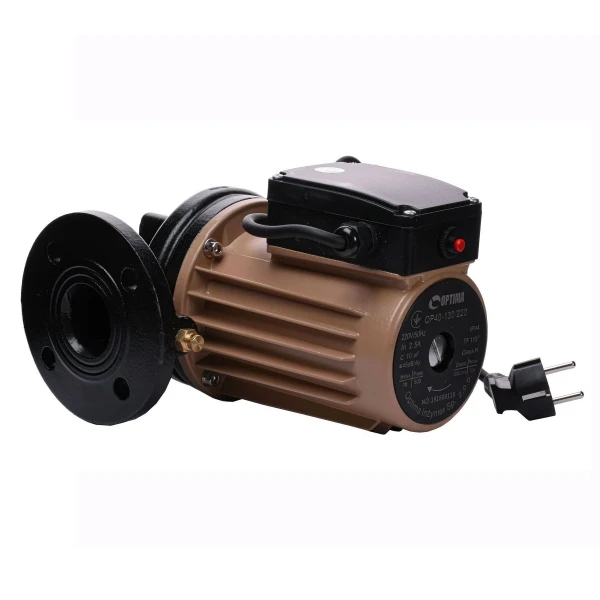 Насос циркуляционный фланцевый Optima OP40-130 220мм + кабель с вилкой!