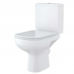 Компакт Cersanit 575 COLOUR NEW CLEAN ON 011 3/5 з кришкою білою дюропл лііфт