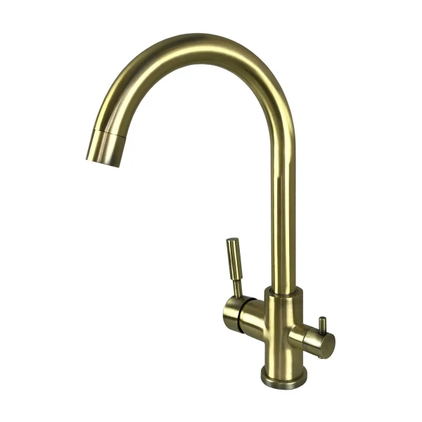 Смеситель для кухни под осмос Globus Lux LAZER GLLR-0333-9-BRONZE