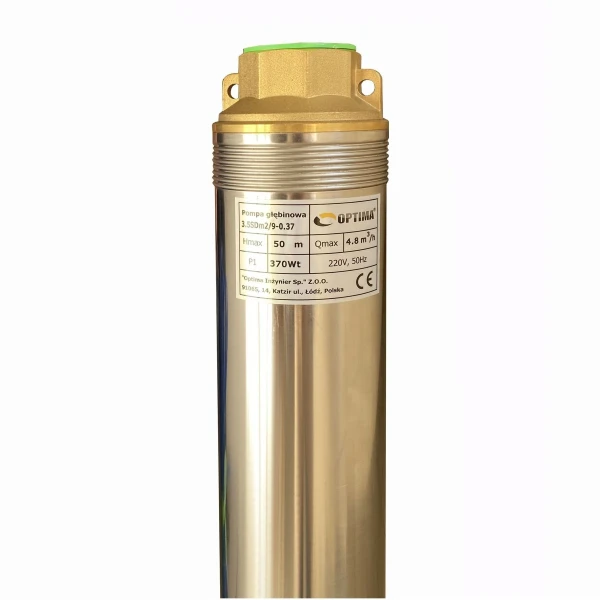 Насос скважинный с повышенной уст-тью к песку OPTIMA 3,5SDm2/9 0,37 кВт 50м + пульт+кабель 15м NEW
