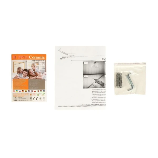 Обогреватель керамический ТС395 (бежевый) 603х603х14