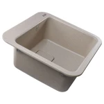 Гранітна мийка Globus Lux BARBORA піщаний 510х510мм-А0004