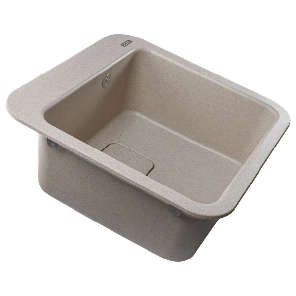 Гранітна мийка Globus Lux BARBORA піщаний 510х510мм-А0004