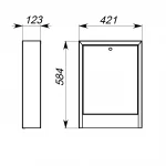 Колекторна шафа зовнішня ECO ШКЗ-1 420x580x120 (3)