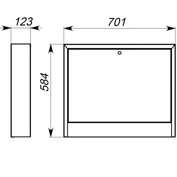 Колекторна шафа зовнішня ECO ШКЗ-3 700x580x120 (5)