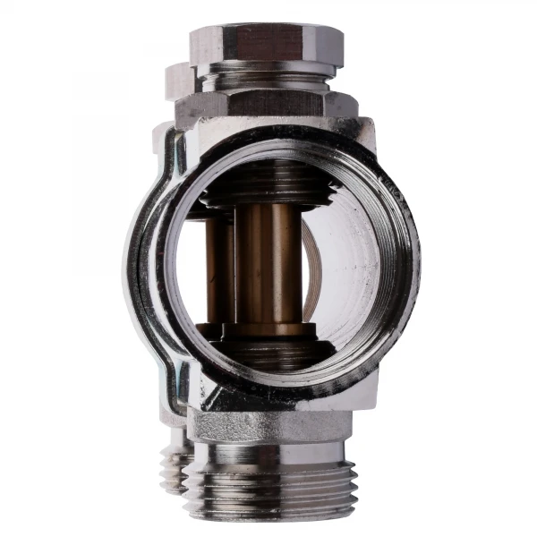 Коллектор с регуляторами и креплением ECO 001B 1″x5