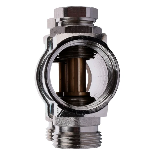 Коллектор с регуляторами и креплением ECO 001B 1″x6