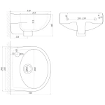 Умивальник -35 (Дніпрокераміка)