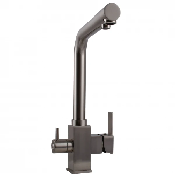 Смеситель для кухни под осмос Globus Lux LAZER GLLR-0100-8-STSTEEL