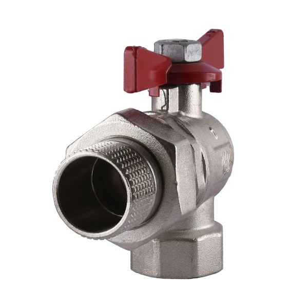 Кран кульовий ARCO 1″ SENA 154305 кутовий з американкою (754305)