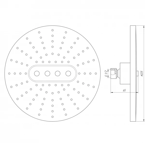 Душова лійка Globus Lux SD07A
