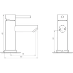 Смеситель для умывальника Globus Lux ALPEN SBT1-101