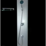 Душовий бокс півкруглий без даху SAN L90GBS (L90B) BRAVO (3уп.)