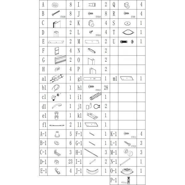 Душовий бокс півкруглий BUG H90FWS (H90W) BRAVO (3уп.)