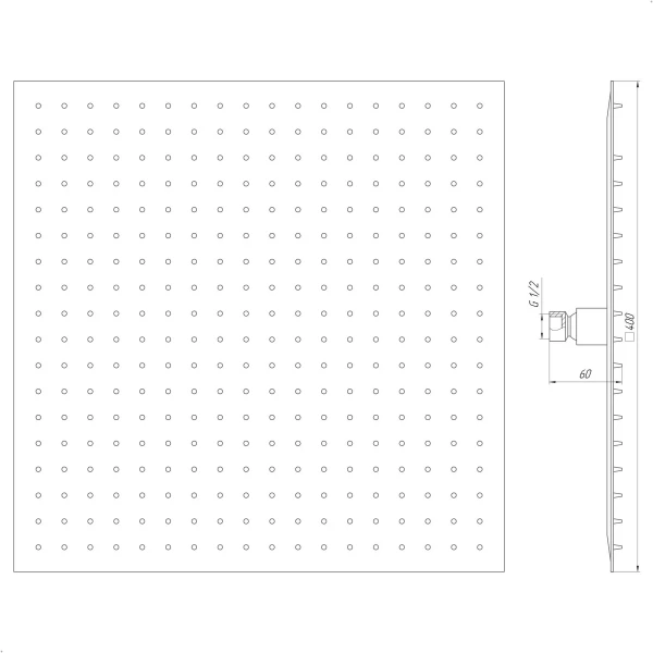 Душова лійка Globus Lux STQ-0400