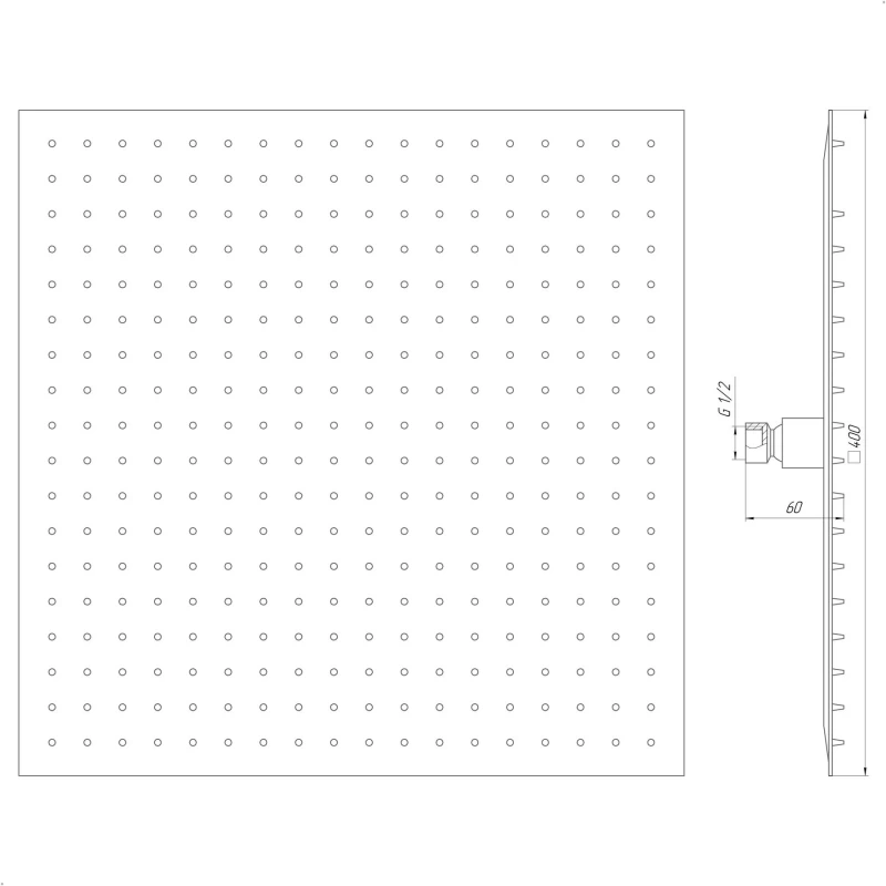 Душова лійка Globus Lux STQ-0400