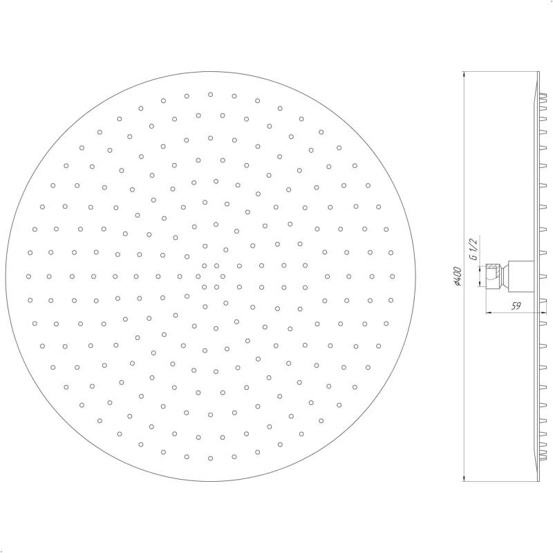 Душова лійка Globus Lux STS-0400
