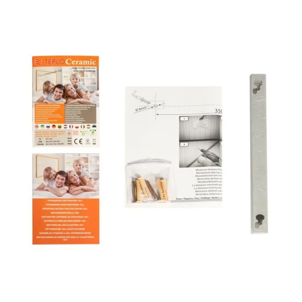 Обогреватель керамический ТCM-RA 500 (бежевый) 603х603х17