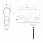 Смеситель для биде Globus Lux Dolly GLD-0106