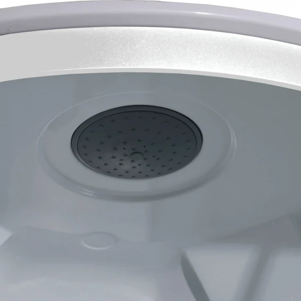 Душовий бокс півкруглий WISLOK L90FFW (L90W) BRAVO (3уп.)