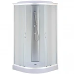 Душовий бокс півкруглий WISLOK L90FFW (L90W) BRAVO (3уп.)