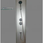 Душовий бокс півкруглий WISLOK L90FFW (L90W) BRAVO (3уп.)