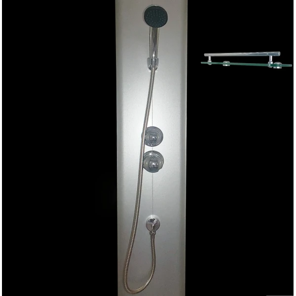 Душевой бокс ассиметричный левый OBRA H120GBSL (H120BL) BRAVO (3уп.)