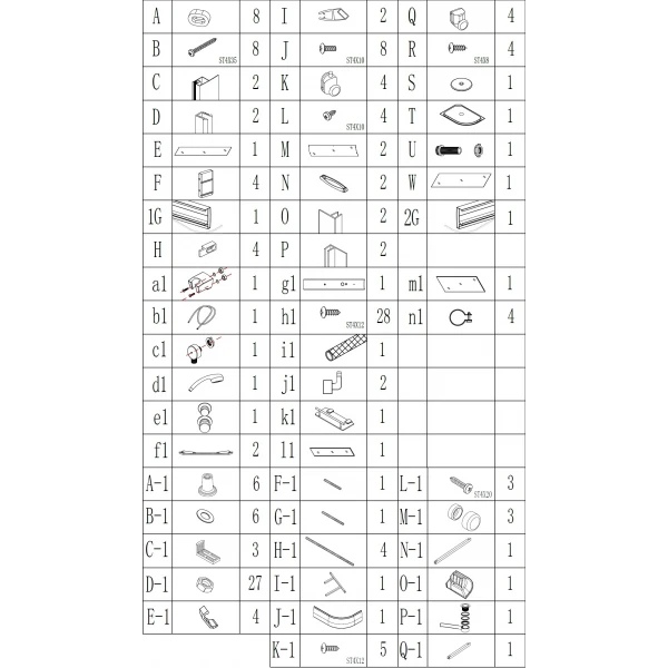 Душевой бокс ассиметричный левый OBRA H120GBSL (H120BL) BRAVO (3уп.)