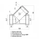 Фільтр грубого очищення SELBA 2″ SL1512
