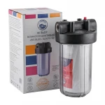 Фильтр-колба + ПП картридж Прозрачная Bіо+ systems SL10TS-BB Big Blue 10″, 1″