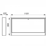 Колекторна шафа зовнішня ECO ШКЗ-6 1150x580x120 (11-12)