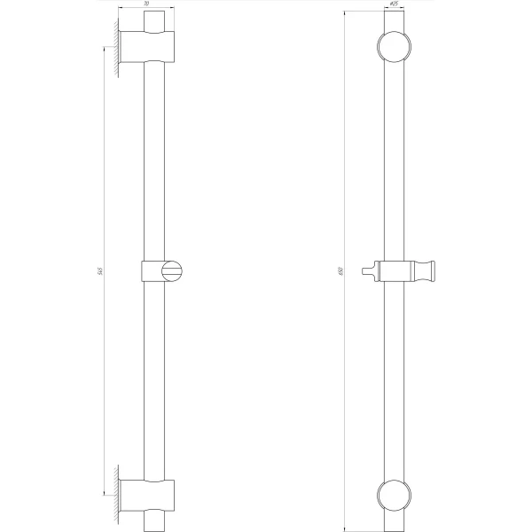 Душова стійка Globus Lux SUS-1107
