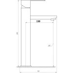 Смеситель для умывальника Globus Lux SICILIA SBQ-201