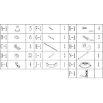 Душовий піддон півкруглий GORA RH90F (RH90) BRAVO (1уп.)