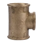 Тройник редукционный 3/4″х1/2″Вх3/4″ВВ латунный 212Б