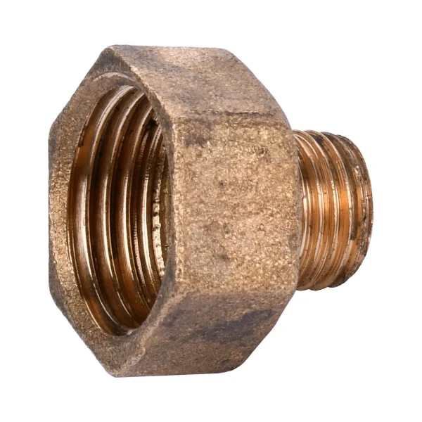 Переходник редукционный 1/2″х1/4″ВН латунный 639Б