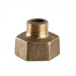 Переходник редукционный 1/2″х1/4″ВН латунный 639Б