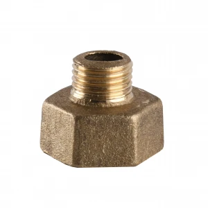 Переходник редукционный 1/2″х1/4″ВН латунный 639Б