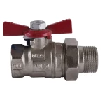 Кран кульовий ARCO 3/4″ SENA 154104 прямий з американкою (754104)