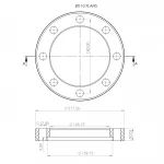 Фланцевий комплект(фланець+бурт) Kalde PPR 110 58054